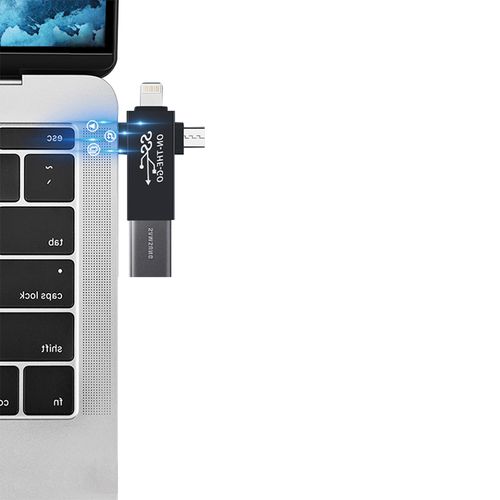 Adaptador Urban Balance USB Otg 3 En 1, lightning, tipo-c y micro usb