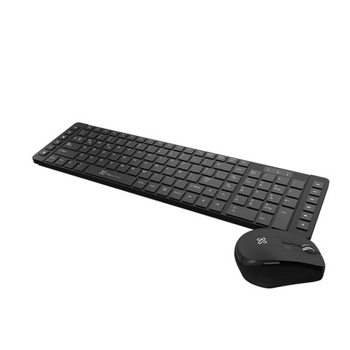 Kit de Teclado y Mouse Klip Xtreme inalámbrico, receptor USB, negro