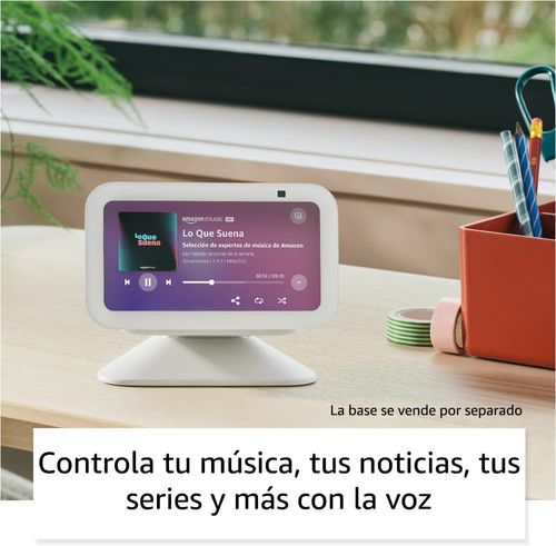 Pantalla inteligente Amazon Echo Show 5 3ra generación, 5.5", control de voz Alexa, cámara 2MP, blanco