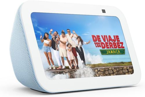 Pantalla inteligente Amazon Echo Show 5 3ra generación, 5.5", control de voz Alexa, cámara 2MP, celeste
