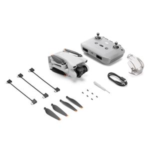 Drone DJI Mini 3 (GL) grabación en 4K, fotos de 48MP, distancia máx. 10 km, tiempo de vuelo 38 min, 38 km/h de resistencia al viento