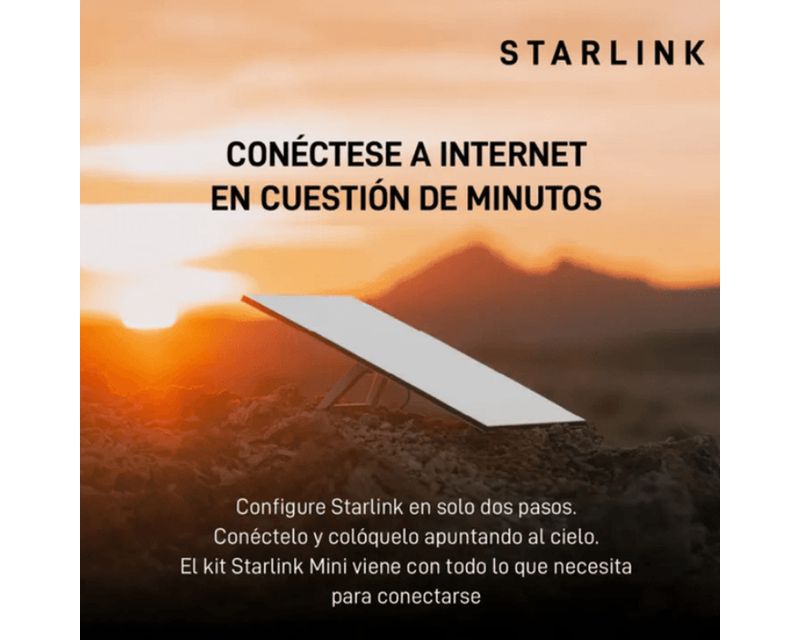 Kit Internet Satelital Starlink Mini Dual Band WIFI - Coolbox Kit Internet Satelital Starlink Mini Dual Band WIFI - Coolbox