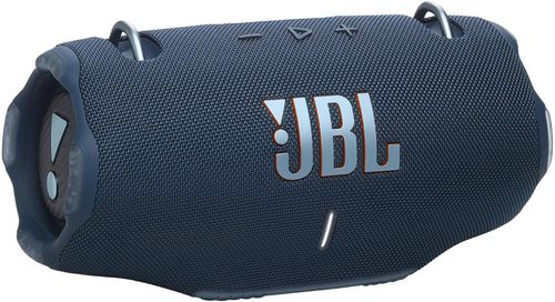 Bocina portátil bluetooth JBL Xtreme 4 100W, hasta 24 horas de reproducción, resistente al agua IP67, con correa para el hombro, azul
