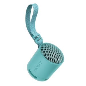 Bocina bluetooth Sony SRS-XB100 portátil, 20Hz - 20.000Hz, resistente al agua IP67, hasta 16 horas de reproducción, correa adaptable, azul