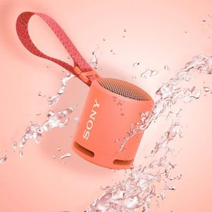 Bocina bluetooth Sony SRS-XB13 portátil, 20Hz - 20.000Hz, resistente al agua IP67, hasta 16 horas de reproducción, correa adaptable, rosa