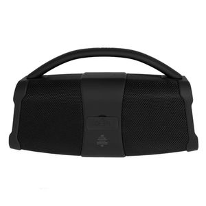 Bocina inalámbrica portátil STF Hype Travel, 20W, 3 pulgadas, hasta 5 horas, función TWS, luces LED, radio FM, USB, AUX, microSD, negro