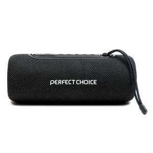 Bocina inalámbrica Perfect Choice Luminio PC-113263 20W, hasta 7 horas de reproducción, resistente al agua IPX5, iluminación RGB, negro