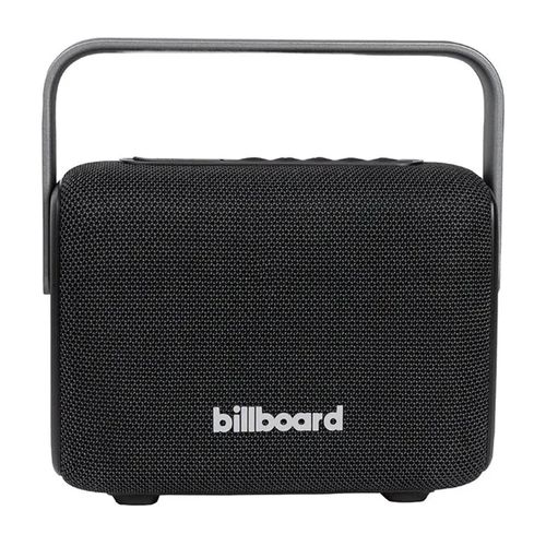 Bocina inalámbrica portátil Billboard Carbono Reflect, luces LED, 7W, TWS, 2.5", hasta 4 horas de reproducción, resistencia al agua IPX5, negro