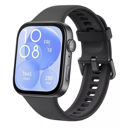 Smartwatch Huawei Fit 3 pantalla AMOLED 1.82", resistente al agua color negro