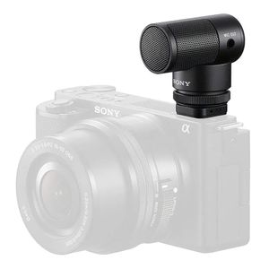 Micrófono de cámaras Sony ECM-G1 para Vlogger, conector de 3.5 mm, supercardioide, diseño a prueba de golpes y vibraciones, negro