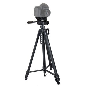 Trípode para cámara fotográfica Urban Rider WT-3560 altura de 66cm - 167cm, compatible con Nikon/Canon/Sony, cabezal 360°, aluminio, carga máx. 3kg