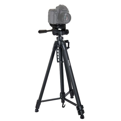 Trípode para cámara fotográfica Urban Rider WT-3560 altura de 66cm - 167cm, compatible con Nikon/Canon/Sony, cabezal 360°, aluminio, carga máx. 3kg