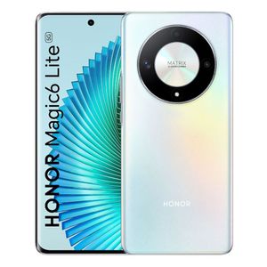 Celular Honor Magic6 Lite 5G 256GB, 8GB RAM, cámara principal 108MP + 5MP + 2MP, frontal 16MP, 6.78", plata