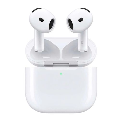 Airpods (4ta Gen) resistente al agua IP54, duración máx. 30 horas con estuche de carga, control táctil, blanco