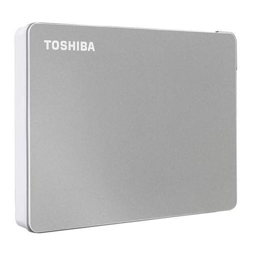 Disco duro portátil Toshiba Canvio Flex 2TB, USB 3.0, diseñado para PC, Mac, teléfonos y tablets, plateado