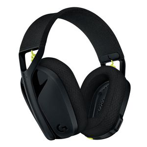 Audífonos gamer Logitech G435 Lightspeed inalámbrico, conexión bluetooth y usb, 45 ohm, sensibilidad: 83.1 dB, PC y consolas, negro