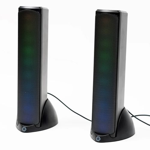 Bocinas para pc gamer Perfect Choice Aura V-930280 inalámbricas, bluetooth, con luz RGB, calidad HQ