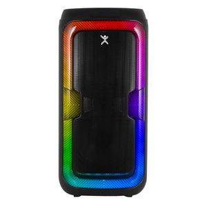 Bocina bluetooth inalámbrico Perfect Choice Joy PC-114017 potencia 40W, doble subwoofer 8", incluye micrófono, luz RGB, hasta 6 horas, negro