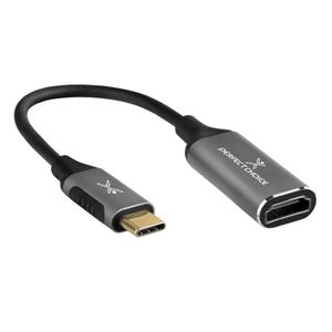 Adaptador Perfect Choice de USB Tipo-C a HDMI 4K Full HD, 14.5cm de largo, Plug & Play, negro