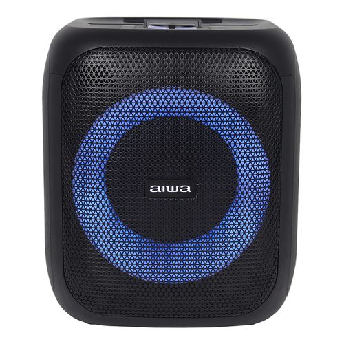 Bocina bluetooth Aiwa AWPOK9T 20W RMS, iluminación RGB, recargable, negro
