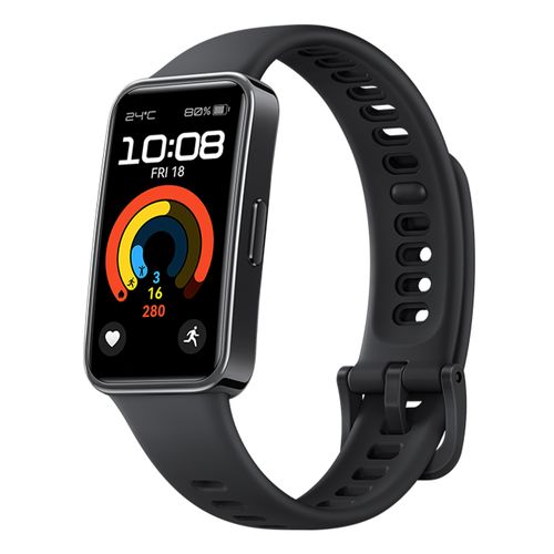 Smartband Huawei Band 9 pantalla AMOLED 1.47", resistente al agua 5ATM, batería hasta 14 días, color negro