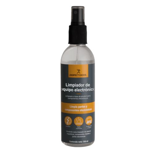 Limpiador de Alcohol Antiestático para Equipos Electrónicos, 250ml
