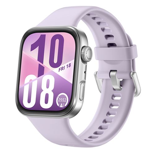 Smartwatch Huawei Fit 4 pantalla AMOLED 1.82”, monitoreo de salud, batería 10 días, GPS dual, resistencia al agua 5 ATM, funciones deportivas, púrpura