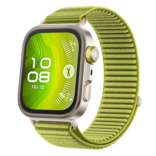 Smartwatch Huawei Fit 4 Pro pantalla AMOLED 1.82", sensor ECG, 10 días de batería, resistente al agua 5ATM, IP6X, compatible Android/iOS, verde
