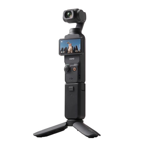 Cámara de acción DJI Osmo Pocket 3 Creator Combo, 4K, 3 ejes, sensor 1", micrófono inalámbrico, estabilizador y accesorios completos, negro