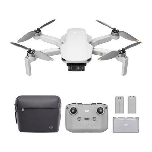 Drone DJI Mini 4K Fly More Combo, 12 MP, 31 min de vuelo, 3 ejes, hasta 57.6 km/h, transmisión de hasta 10 km, blanco