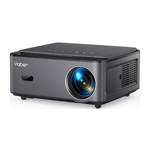 Proyector multimedia portátil Yaber Pro U6 450 ANSI lum, LCD FHD/4K, Bluetooth 4.2, pantalla 40-150", RJ45, HDMI y USB, corrección trapezoidal, gris