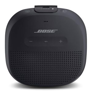 Bocina bluetooth Bose SoundLink Micro resistente al agua IP67, máx. 6 horas de batería, correa integrada, sonido potente y compacto, negro