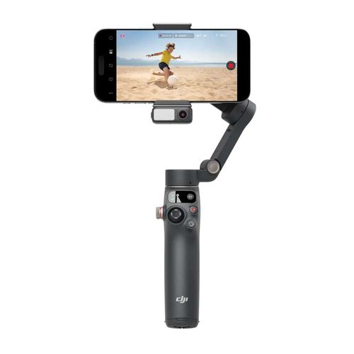 Estabilizador DJI Osmo Mobile 7P compatible con smartphones, estabilización de 3 ejes, funciones inteligentes, batería de larga duración, gris