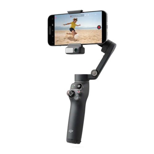 Estabilizador DJI Osmo Mobile 7P compatible con smartphones, estabilización de 3 ejes, funciones inteligentes, batería de larga duración, gris