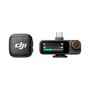 Micrófono lavalier DJI Lavalier Mic 3 inalámbrico, x1 transmisor, rango cobertura 250 m, captación omnidireccional, diseño compacto, negro
