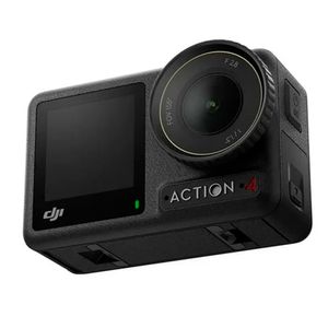 Cámara de acción DJI Osmo Action 4 Adventure Combo, graba en 4k, 120 fps, resistente al agua IP68, batería 160 minutos, negro