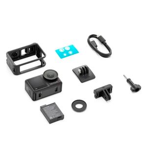 Cámara de acción DJI Osmo Action 4 Standard Combo, graba en 4k, 120 fps, resistente al agua, IP68, batería 160 minutos, negro