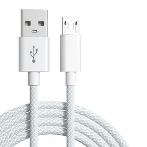 Cable Coolbox GMobile tipo-C A USB, 1m, 18W, trenzado, blanco