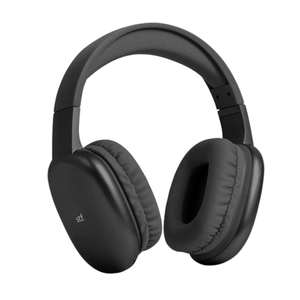Audífonos On ear STF Aurum inalámbricos, 10 hrs, bluetooth, uso función dual 3.5 mm, micrófono, tarjeta MicroSD, negro