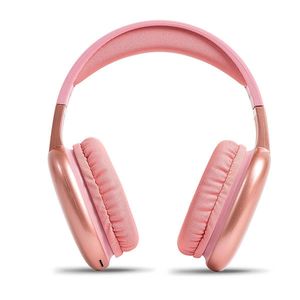 Audífonos bluetooth on ear STF Aurum ANC ST-H77576 micrófono incorporado, función dual 3.5 mm, máx. 8 horas, control de música y llamadas, rosa