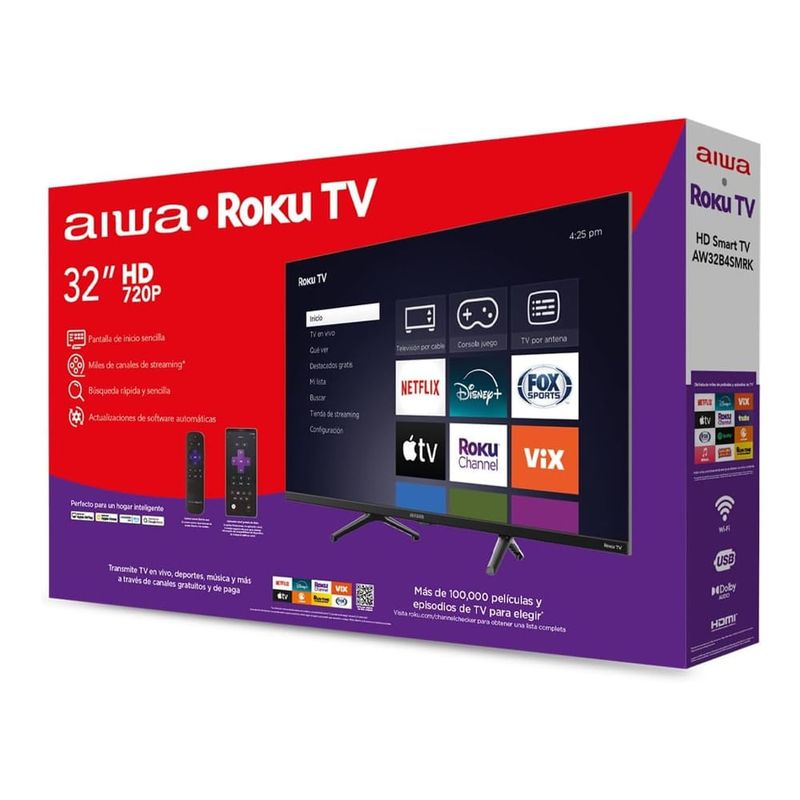 combo-smart-tv-aiwa-32-roku-hd-soporte-mitzu-frontal-oblicuo-caja-tv