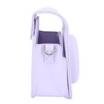 Estuche Instax Mini 12 Fujifilm morado con correa lateral