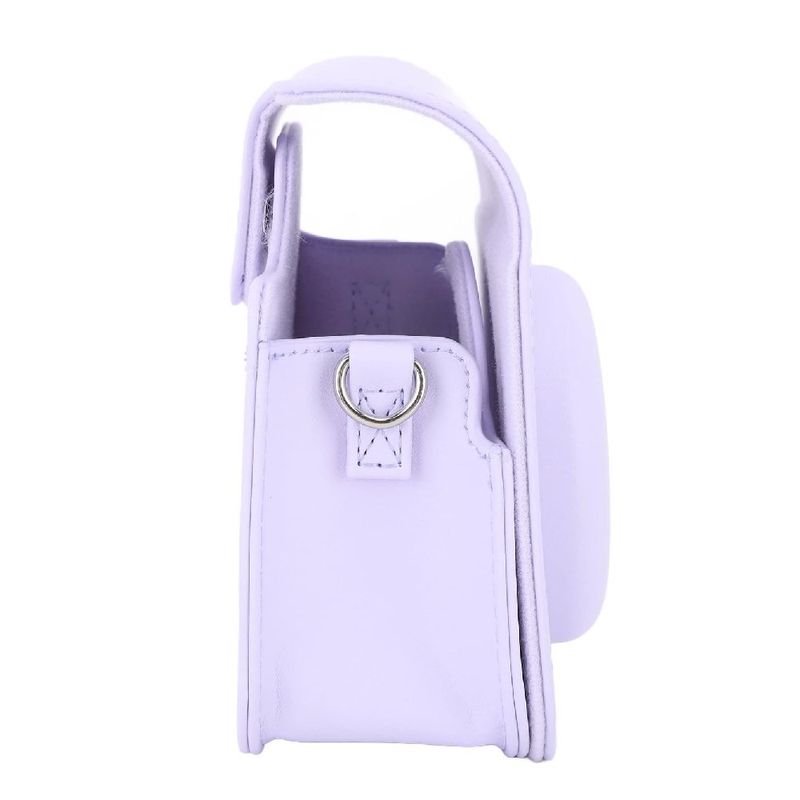 Estuche Instax Mini 12 Fujifilm morado con correa lateral