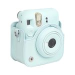 Estuche Instax Mini 12 Fujifilm verde con beneficios diagonal