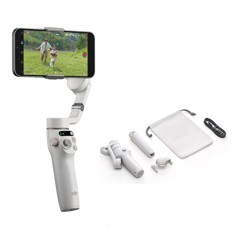 Estabilizador DJI Osmo Mobile 6 3 ejes ActiveTrack contenido