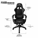 Silla Gamer Balam Rush Power Rush V2 120kg Reclinable frontal beneficios