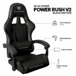 Silla Gamer Balam Rush Power Rush V2 120kg Reclinable frontal oblicuo funciones