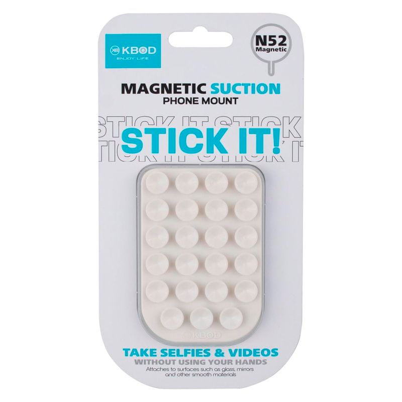 Soporte magnético Stick It Magnetic Octopus blanco vista frontal