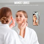 Soporte magnético para celular blanco vista diagonal