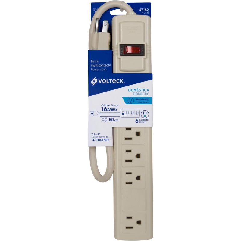 Regulador Volteck 6 entradas detalle